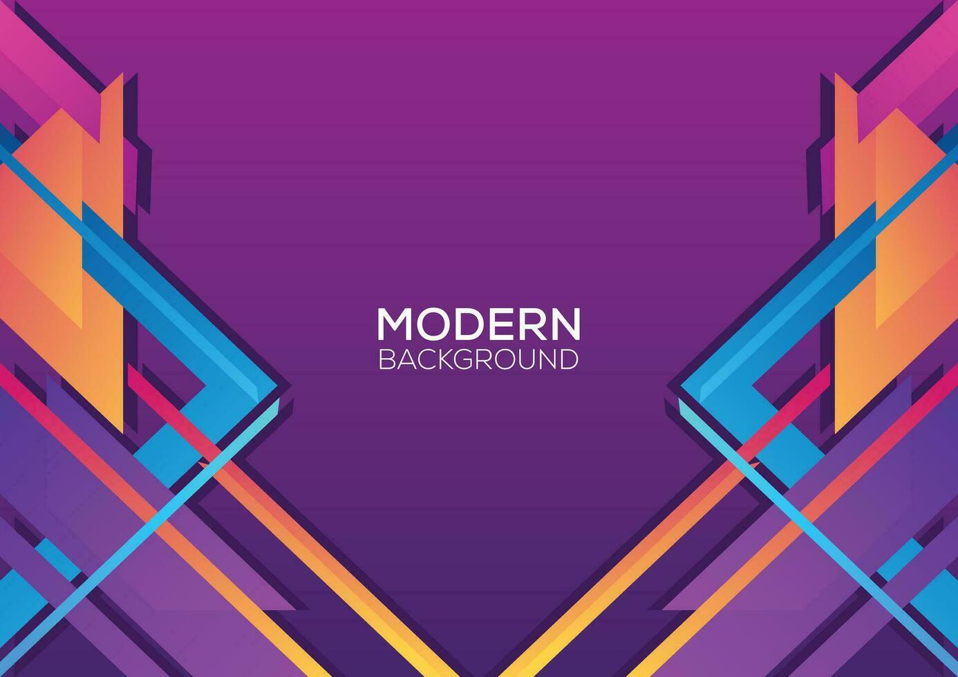 modern geometric gradient color design abstract background vector