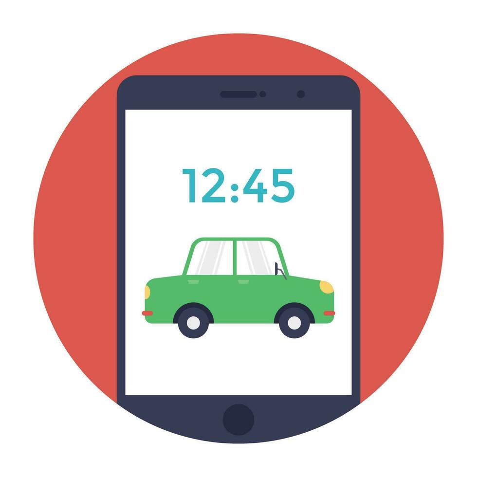 Flat icon design of transport vector