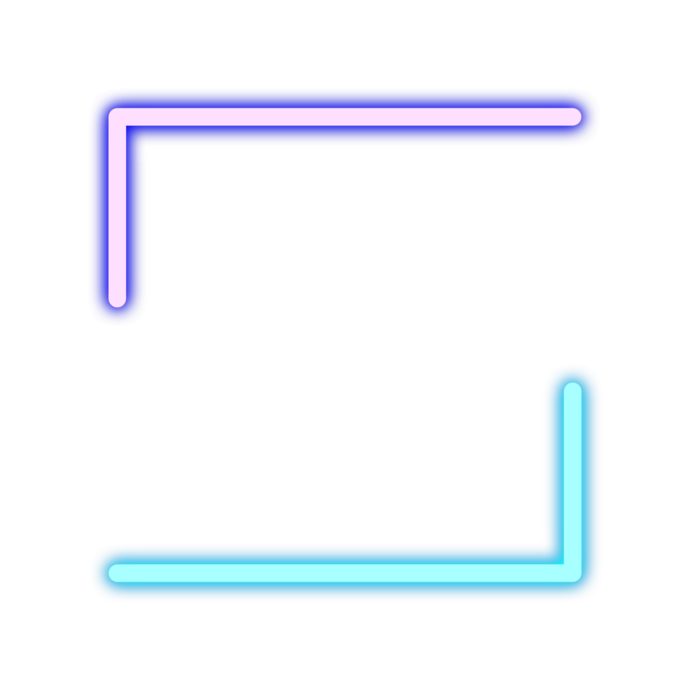 Abstract light line glow neon laser png