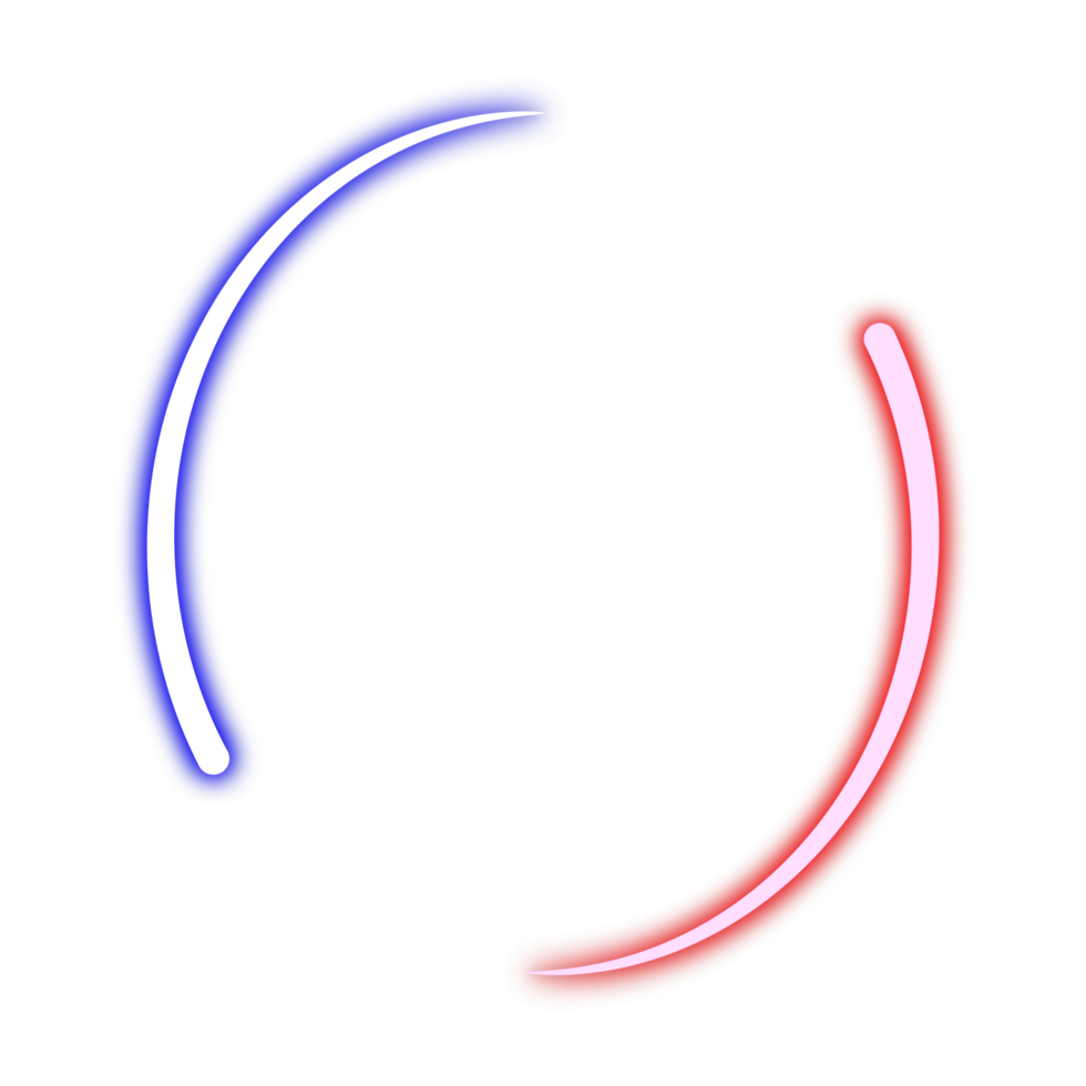Abstract light line glow neon laser png