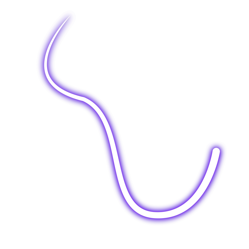 Abstract light line glow neon laser png