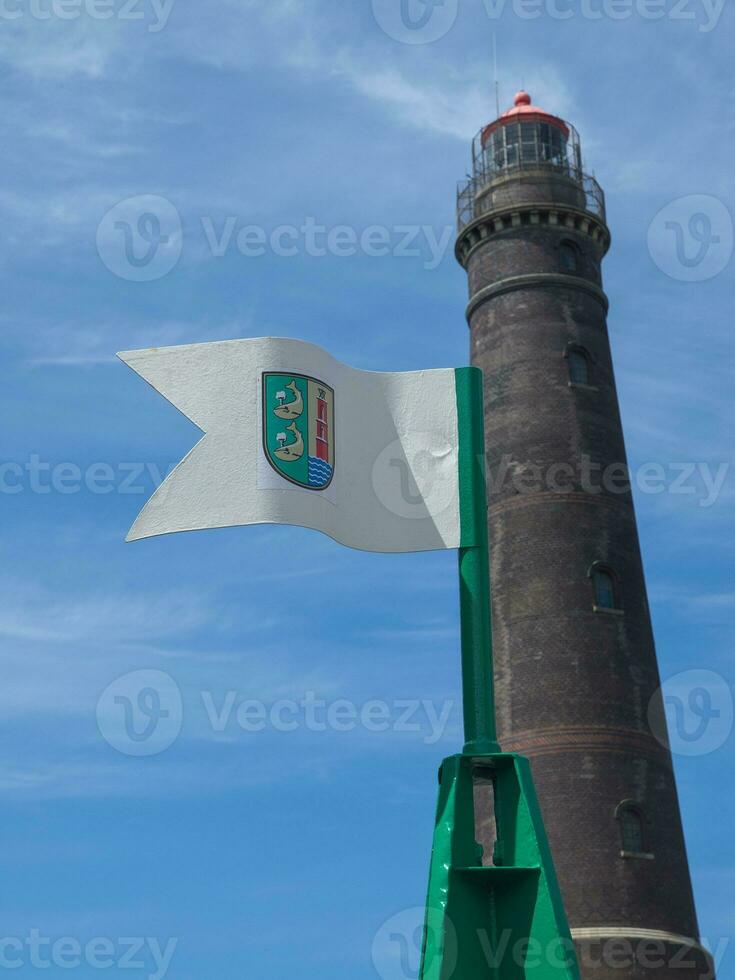 the island of Borkum in the north sea photo
