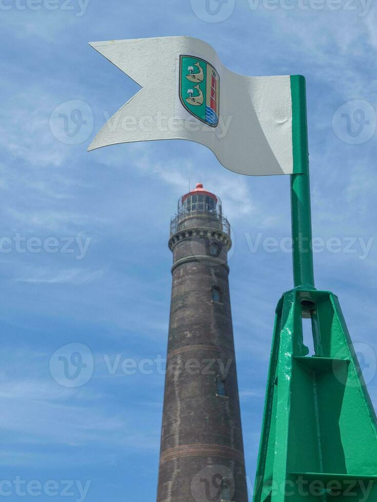 the island of Borkum in the north sea photo
