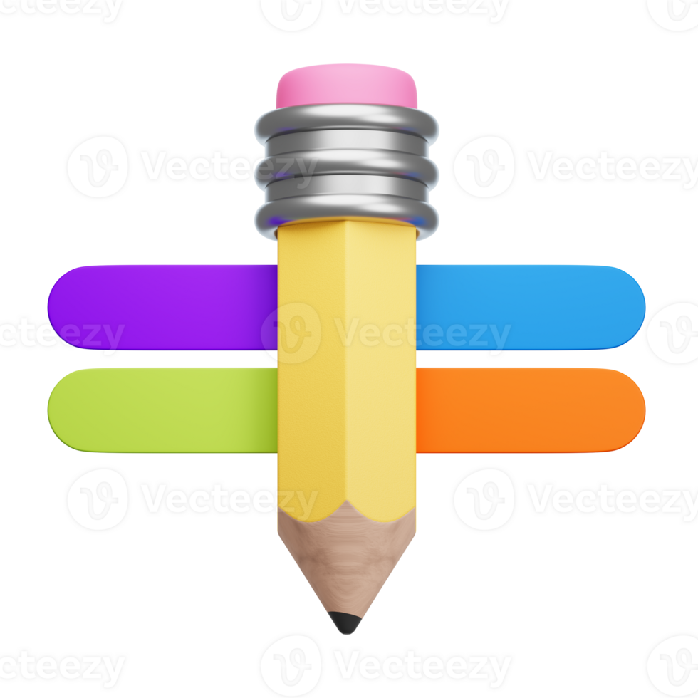 3D Chart with Business-related 3d elements. png