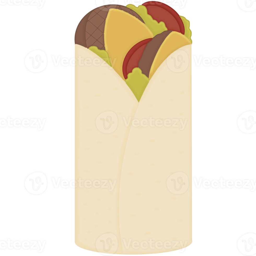 lanche embrulho desenhando png