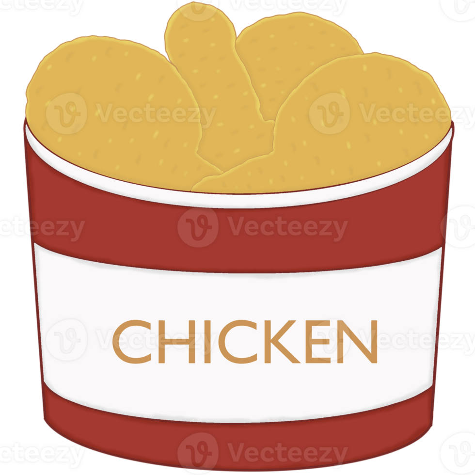 Fried chicken drawing png