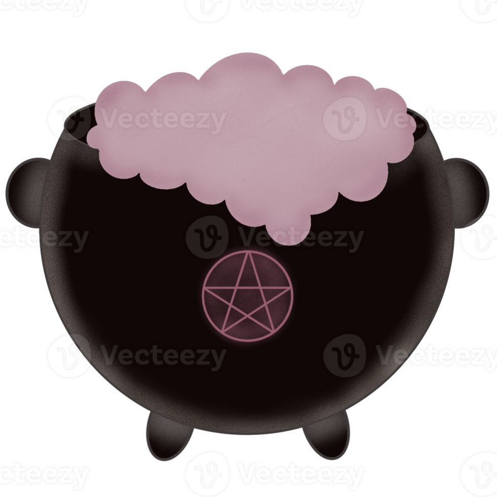 Cute Witch Pots png
