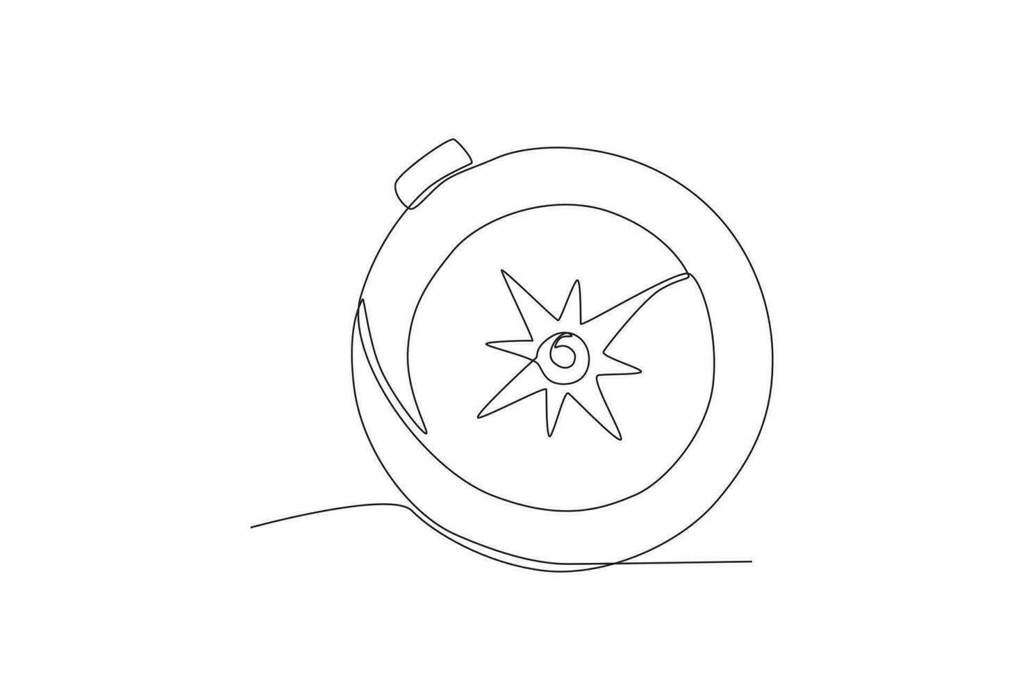 A compass for directions to a ship vector