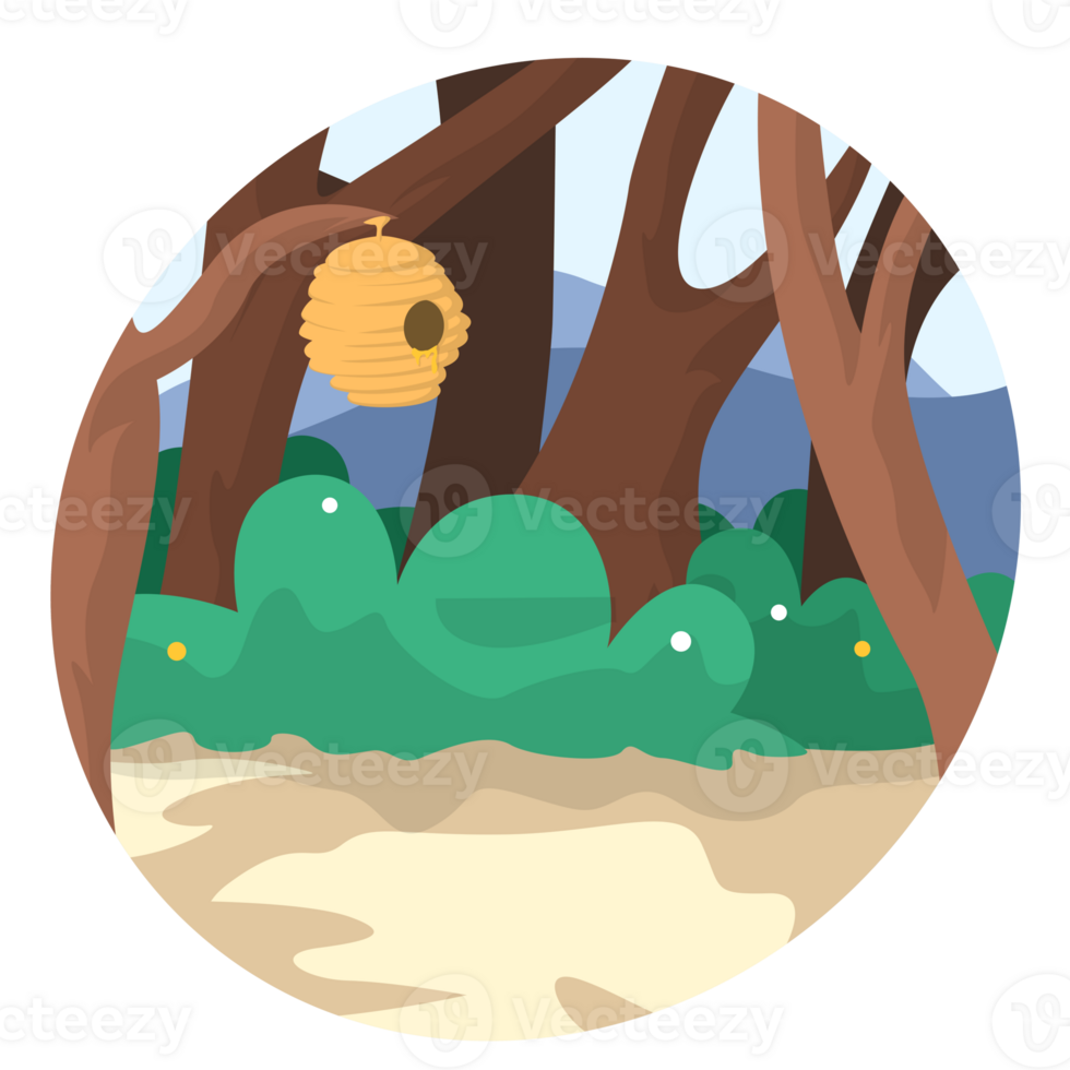 Forest Scenery Illustrations png