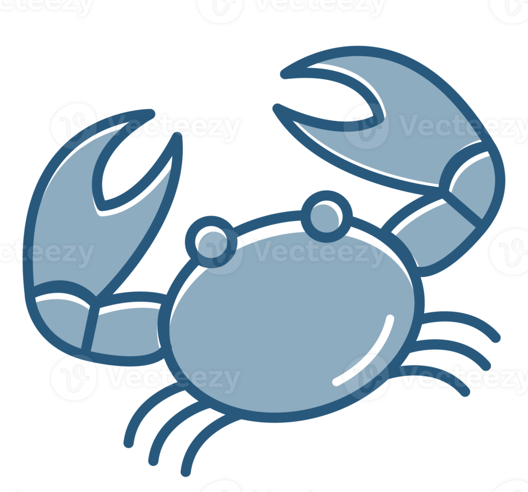 blue crab cartoon png