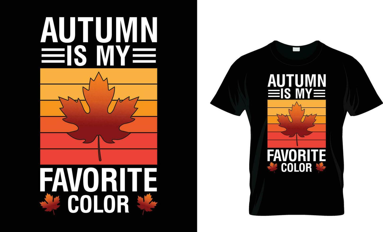 el otoño es mi color favorito vector