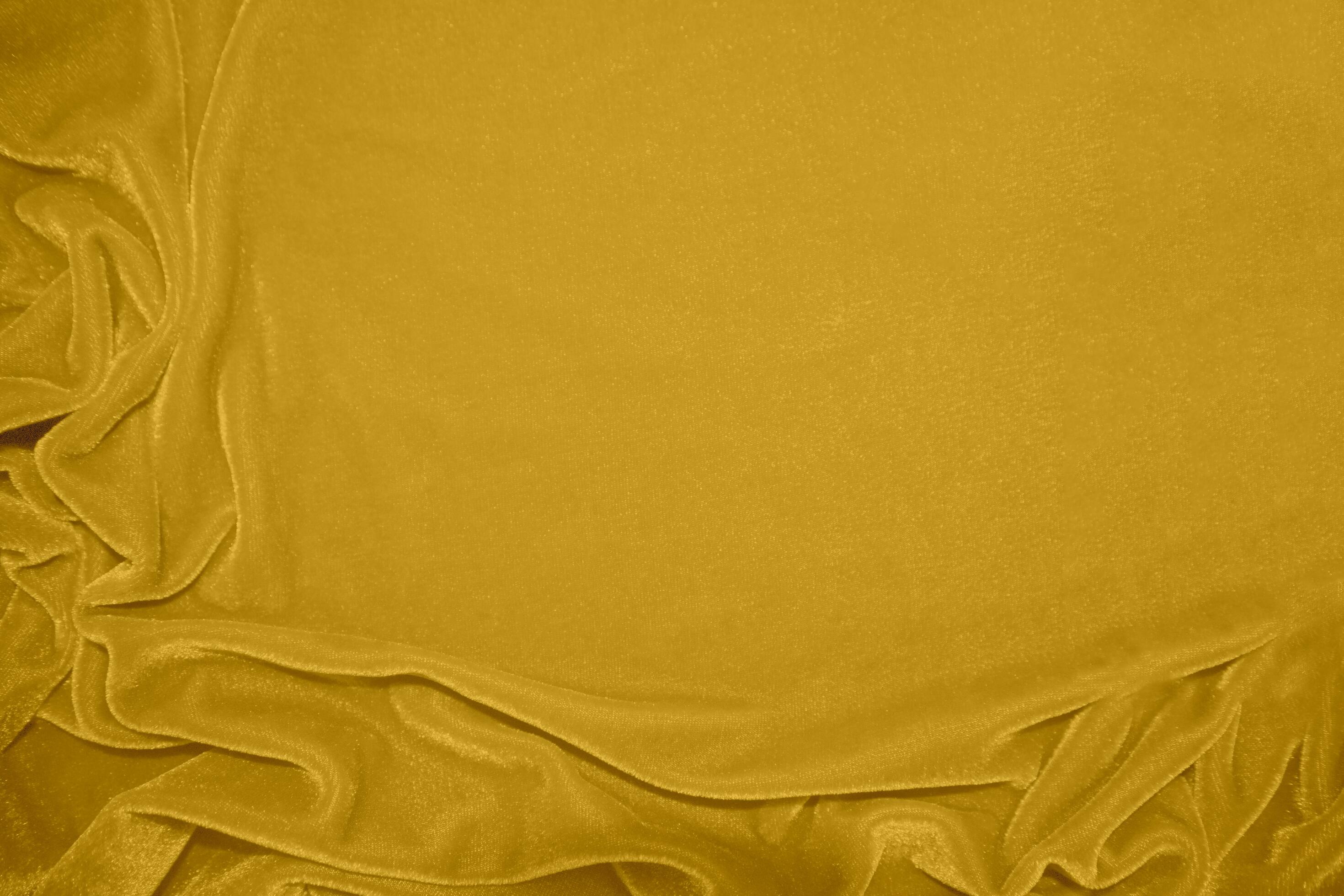 Gold Polyester Tricot Velvet Fabric, 54 Width