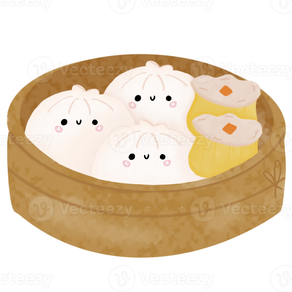 Stuffed Steamed Bun, Dumplings png