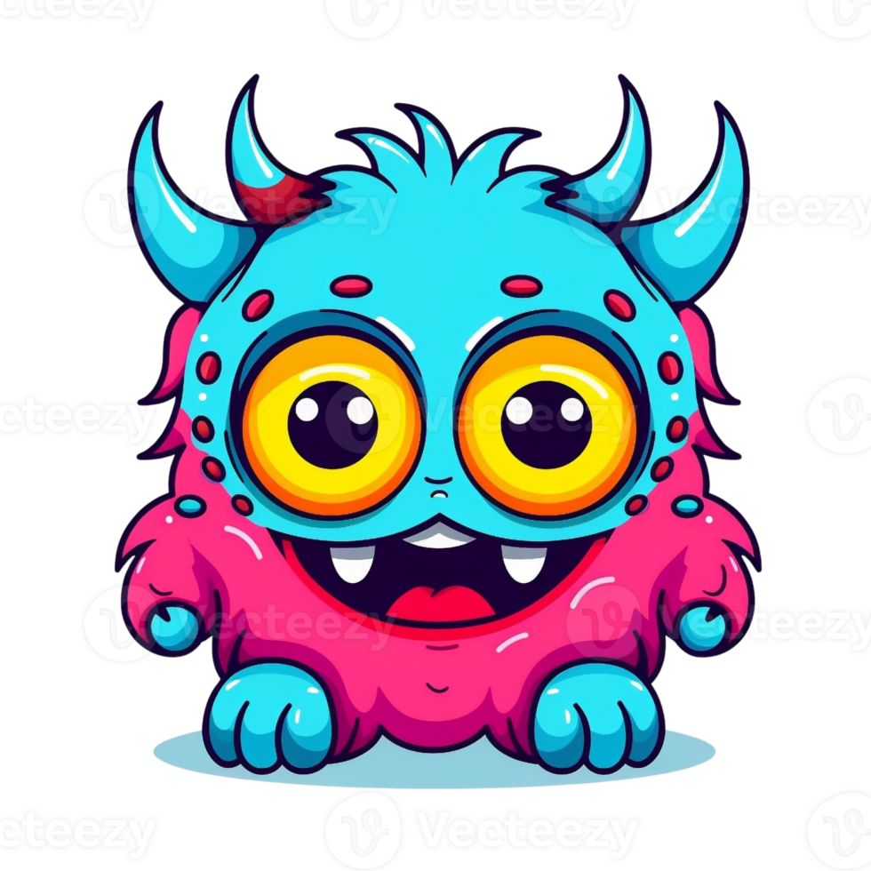Cute Doodle Monster Clipart 27251057 PNG