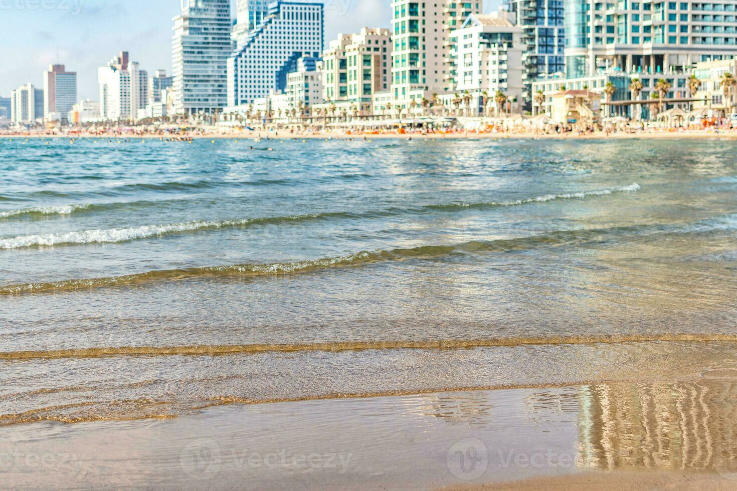 Tel Aviv Skyline. Cityscape image of Tel Aviv, Israel. photo