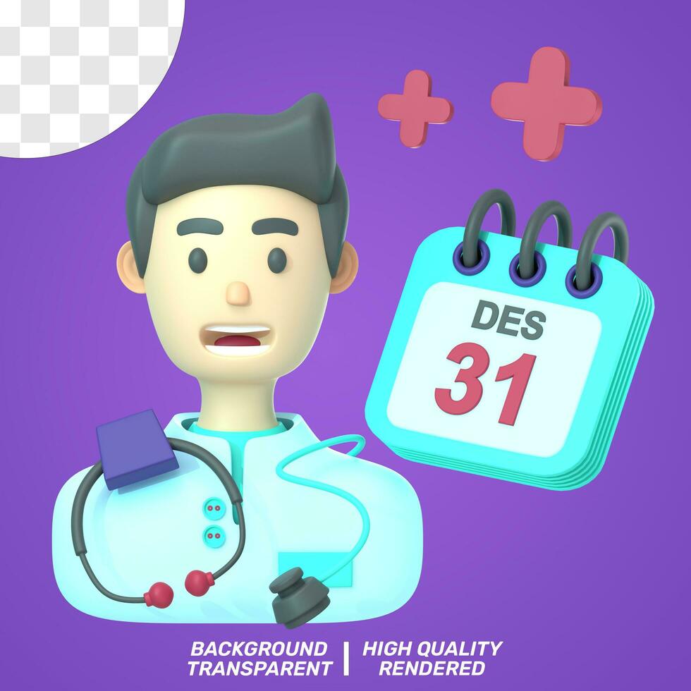 3D Rendered of Healthcare Medical Icon Illustration High Resolution photo