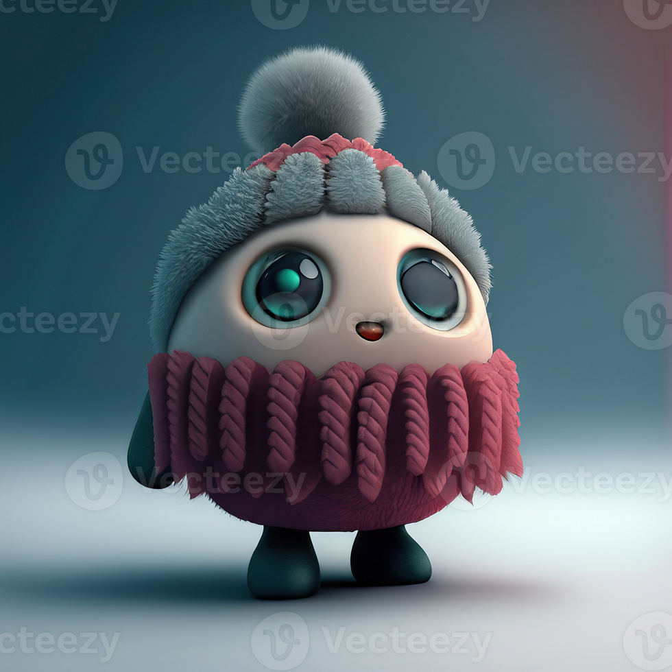 Cute isolated high quality 3D avatar png
