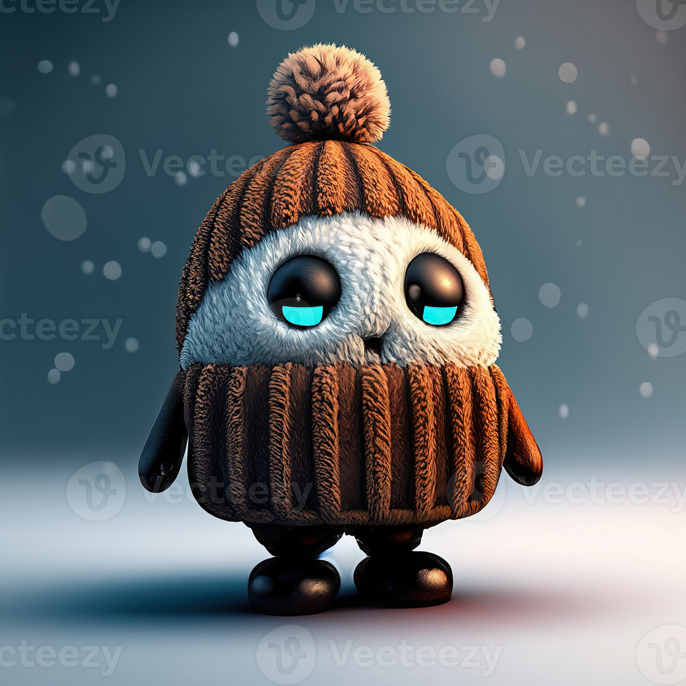 Cute isolated high quality 3D avatar png