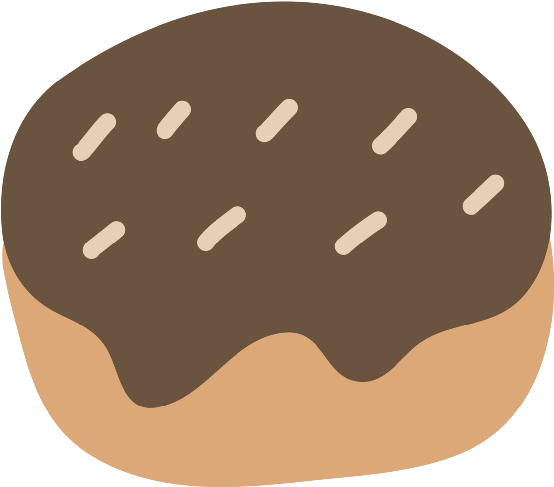 Bomboloni donut snack sticker png