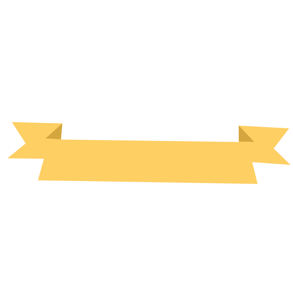 Ribbon banner illustration png