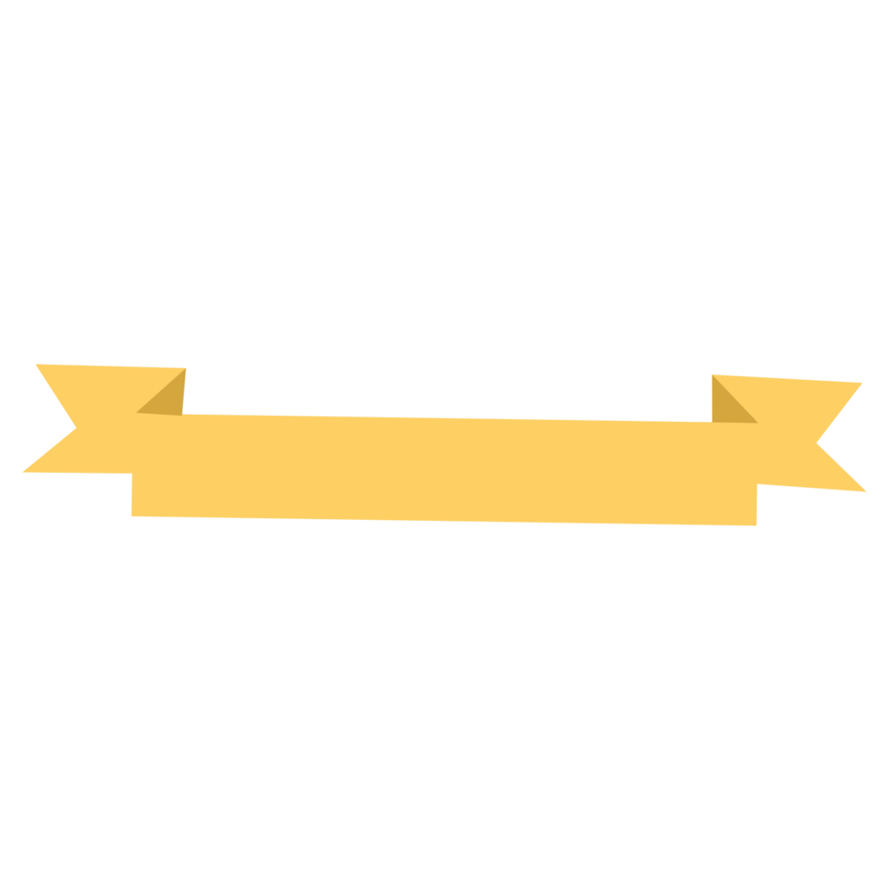 Ribbon banner illustration png
