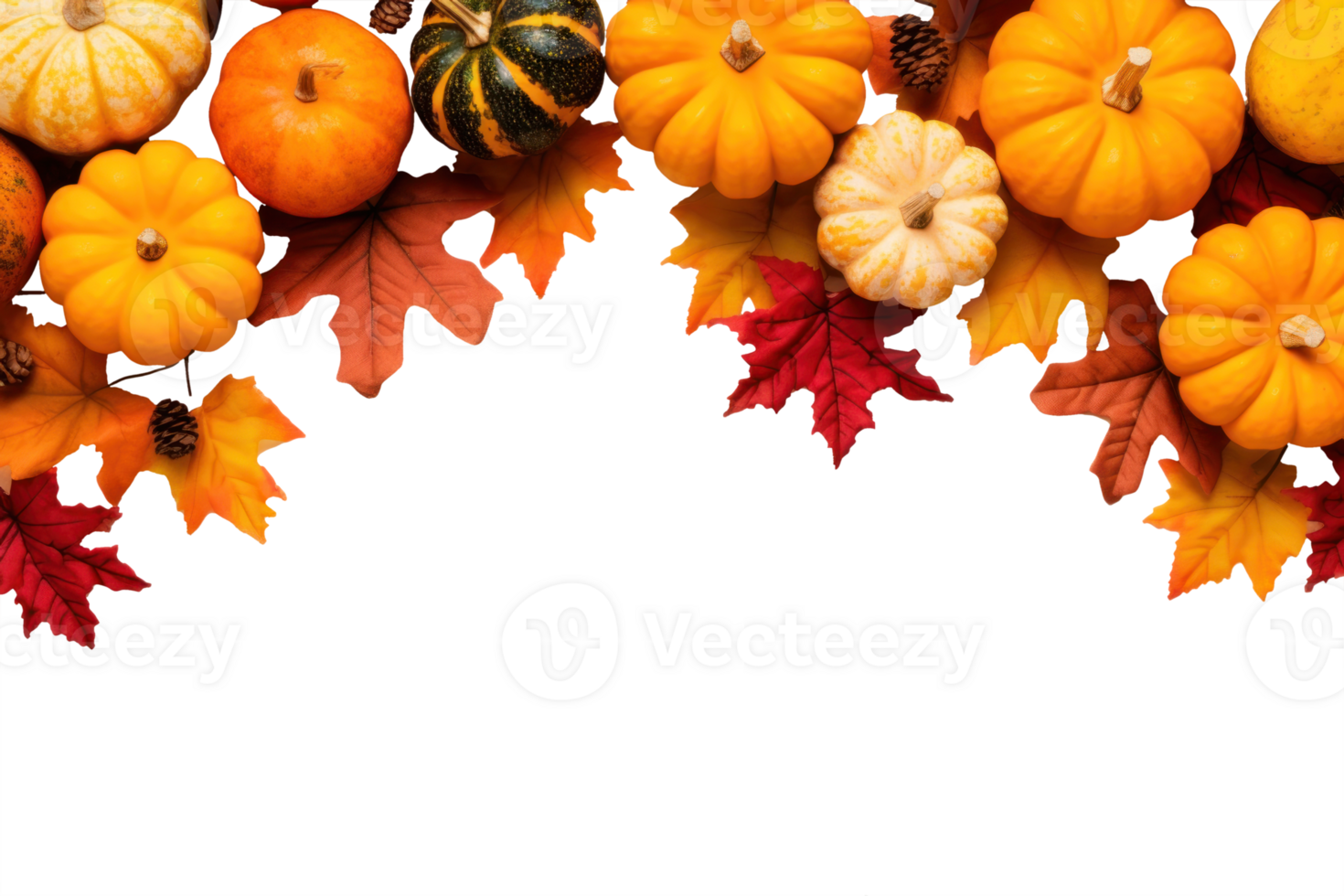 Thanksgiving pumpkin background - AI Generated png