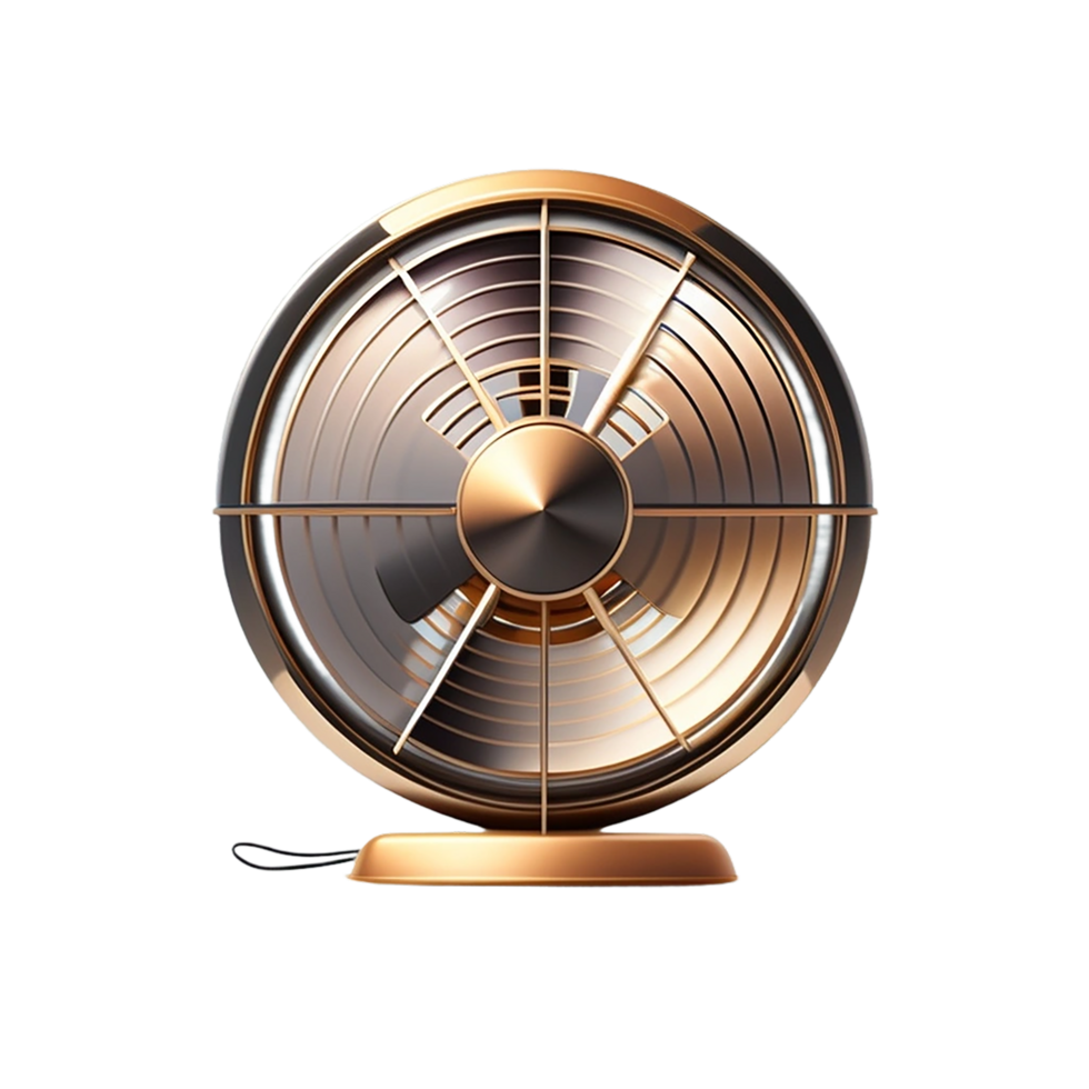 electric fan Generative Ai png