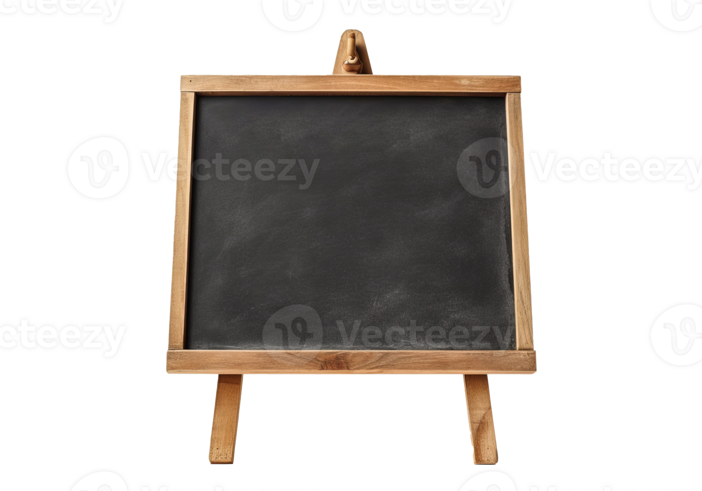 Chalk board isolated on transparent background. blackboard, chalkboard, PNG file, cut out. AI Generated