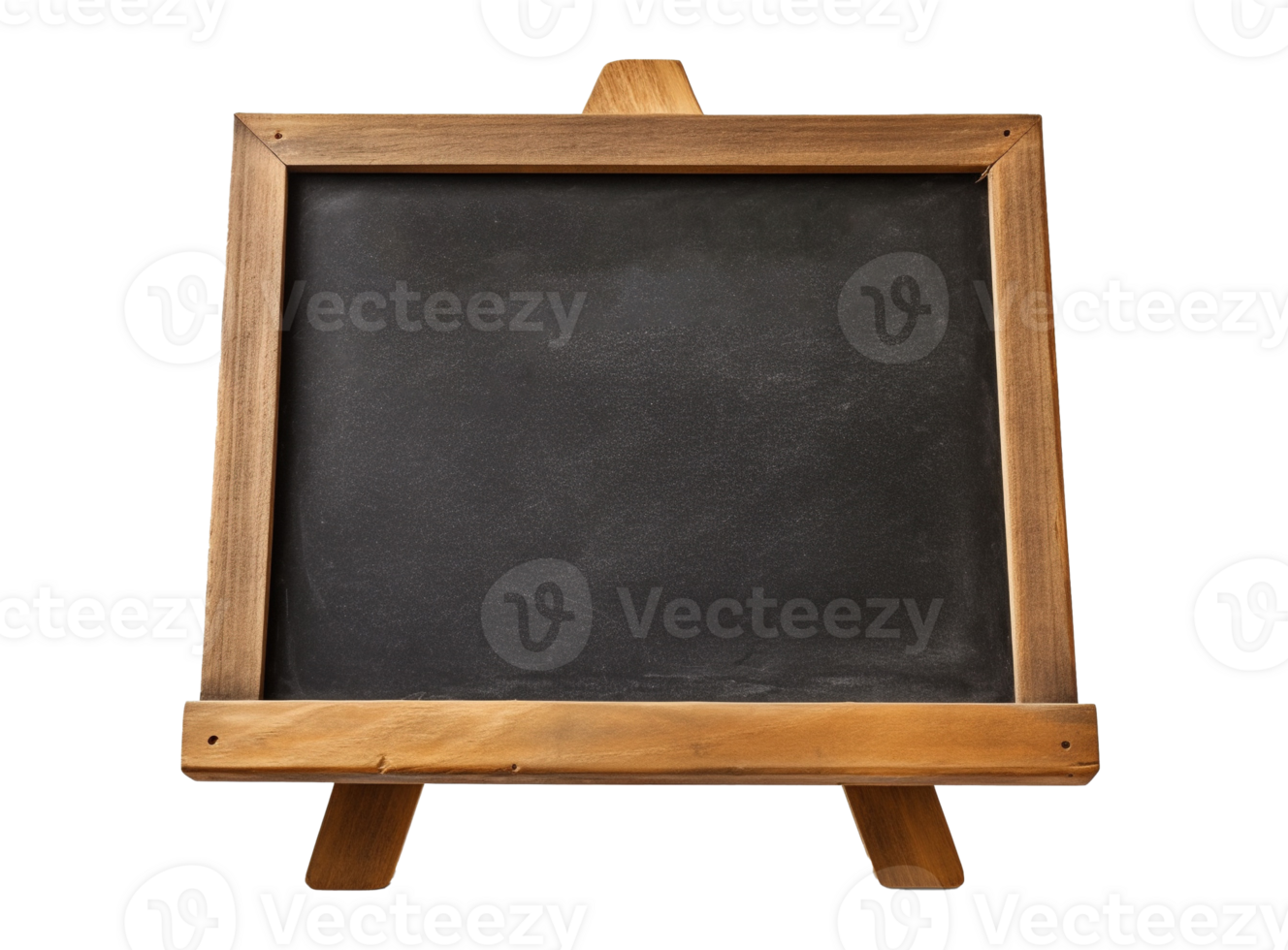 Chalk board isolated on transparent background. blackboard, chalkboard, PNG file, cut out. AI Generated