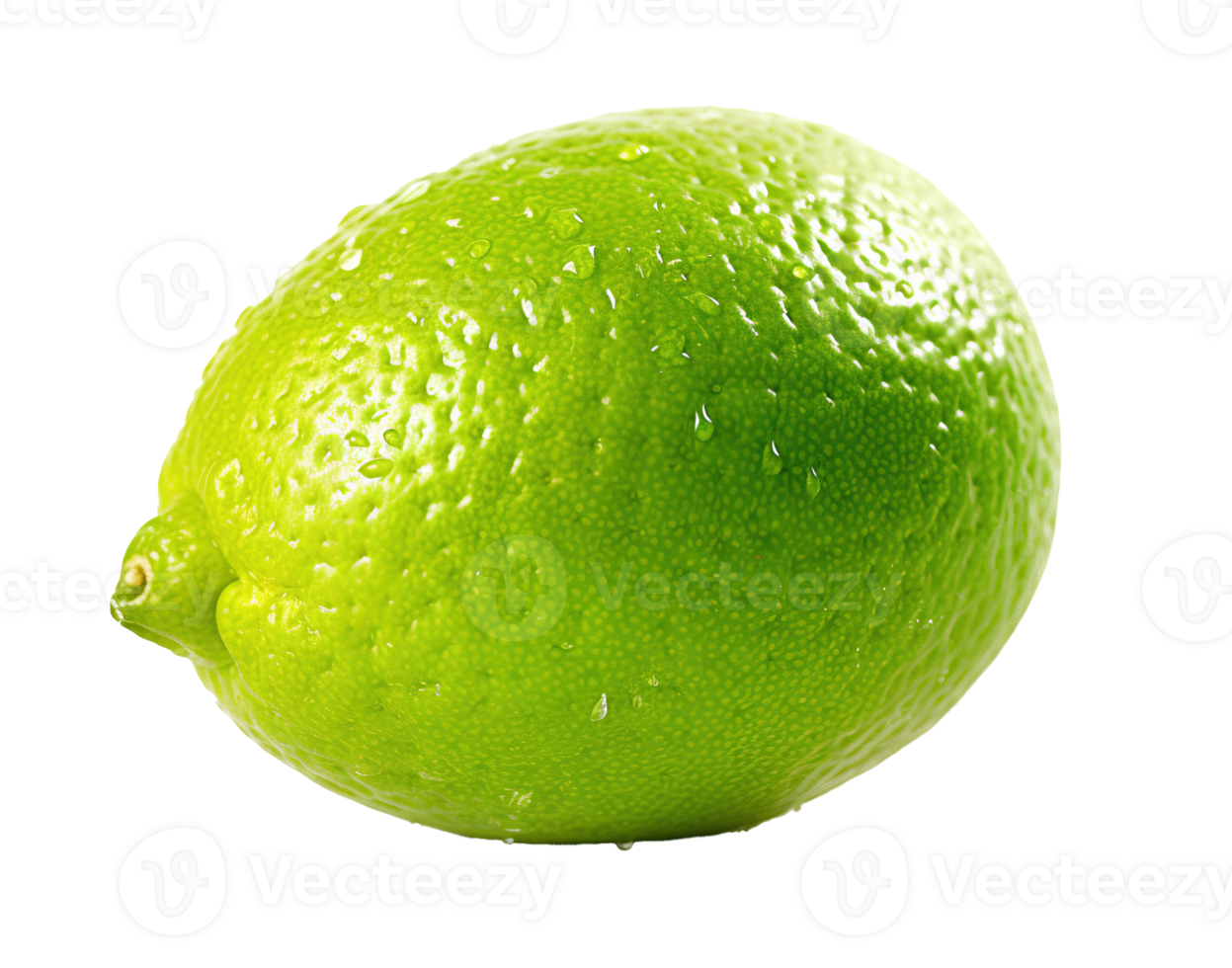 lemon isolated on transparent background. PNG file, cut out. AI Generated
