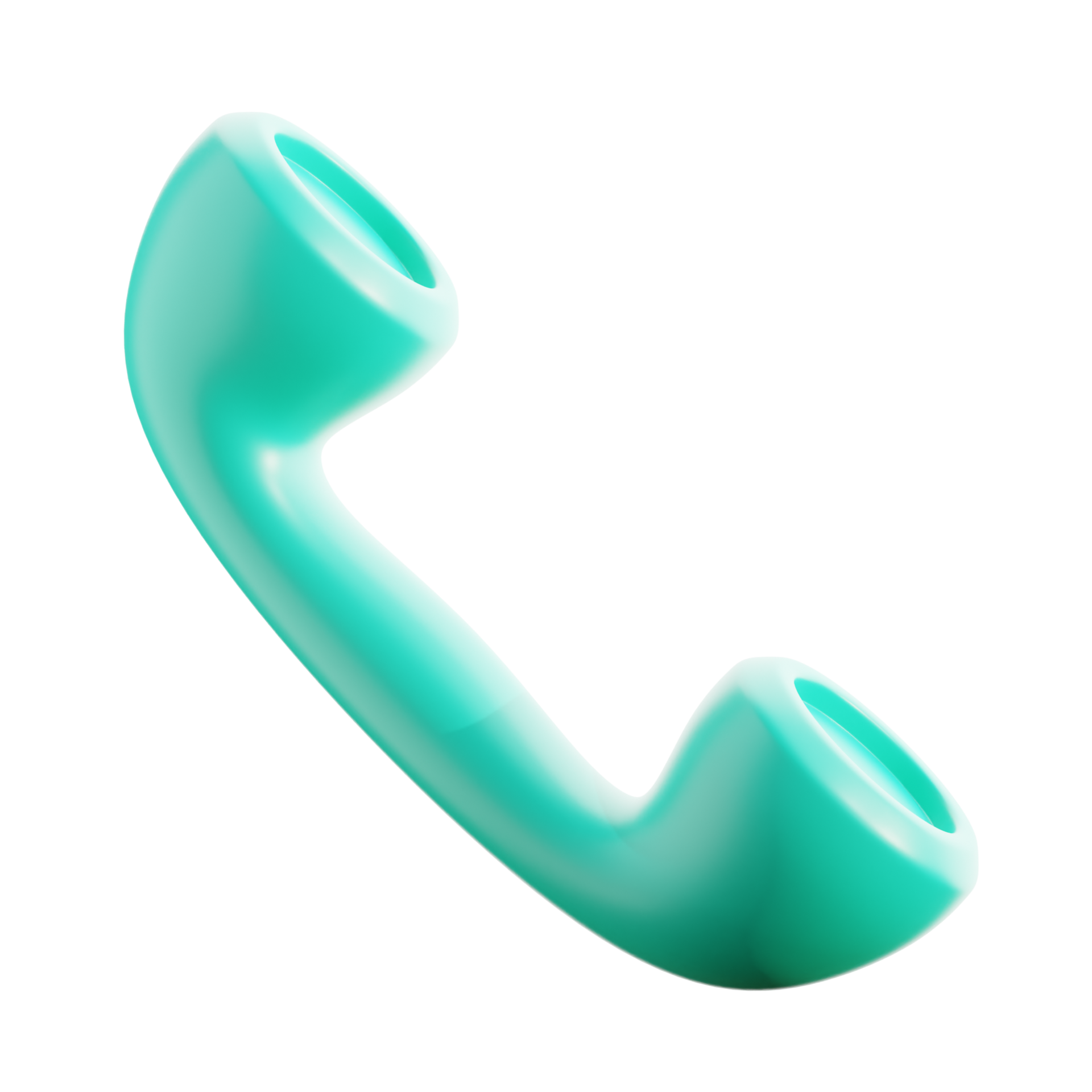 3d phone customer service illustration for landing page icon market