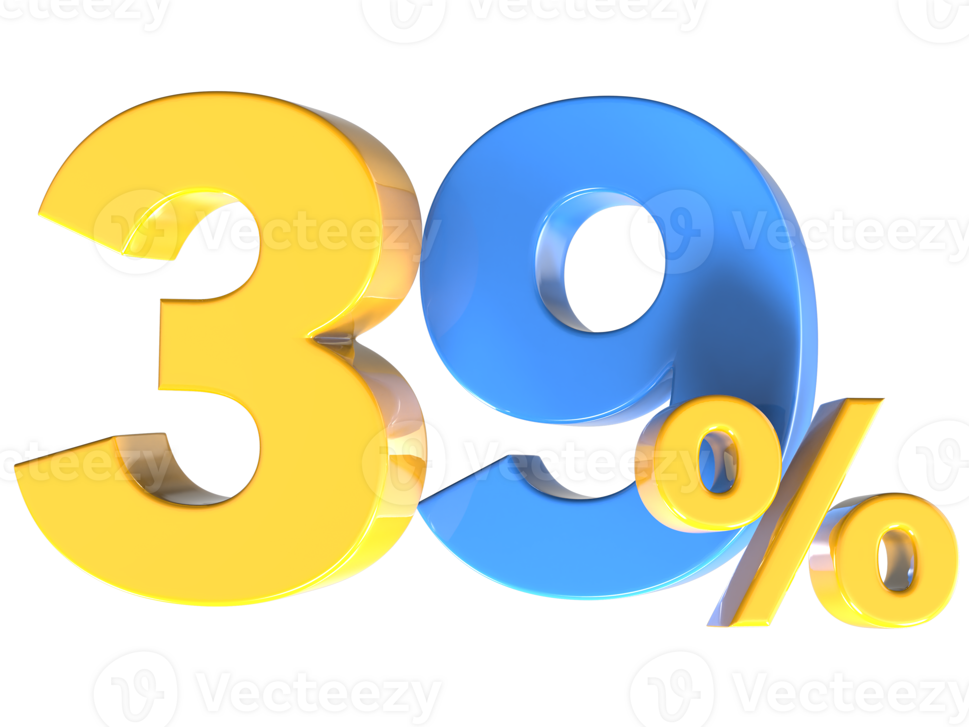 39-number-gold-3d-render-27255102-png
