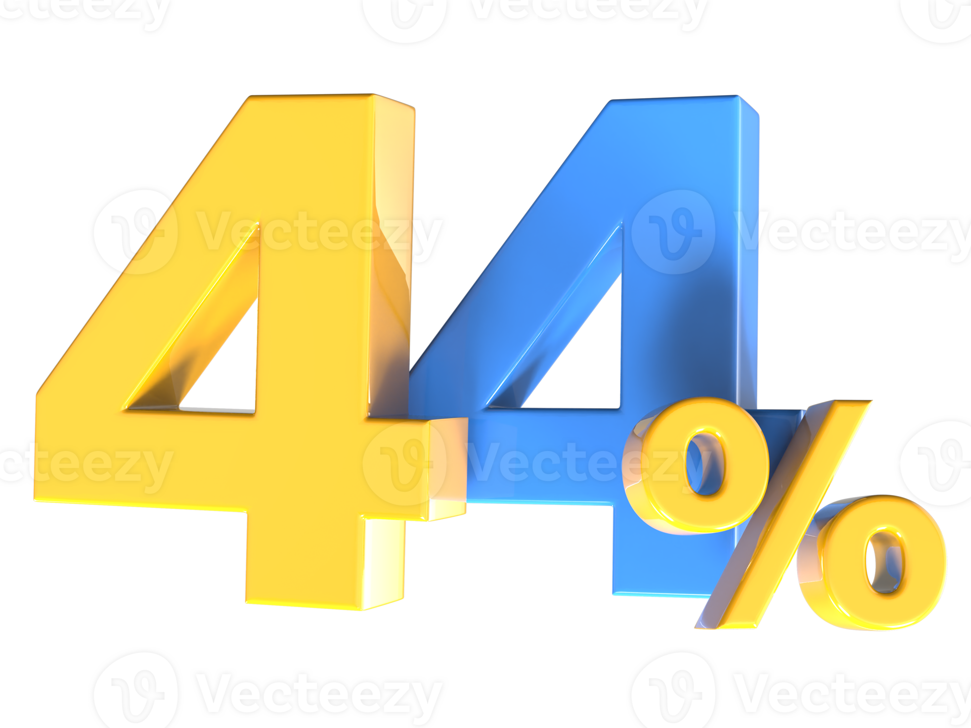 44 Number Gold 3D Render 27255108 PNG 44-number-gold-3d-render-27255108-png