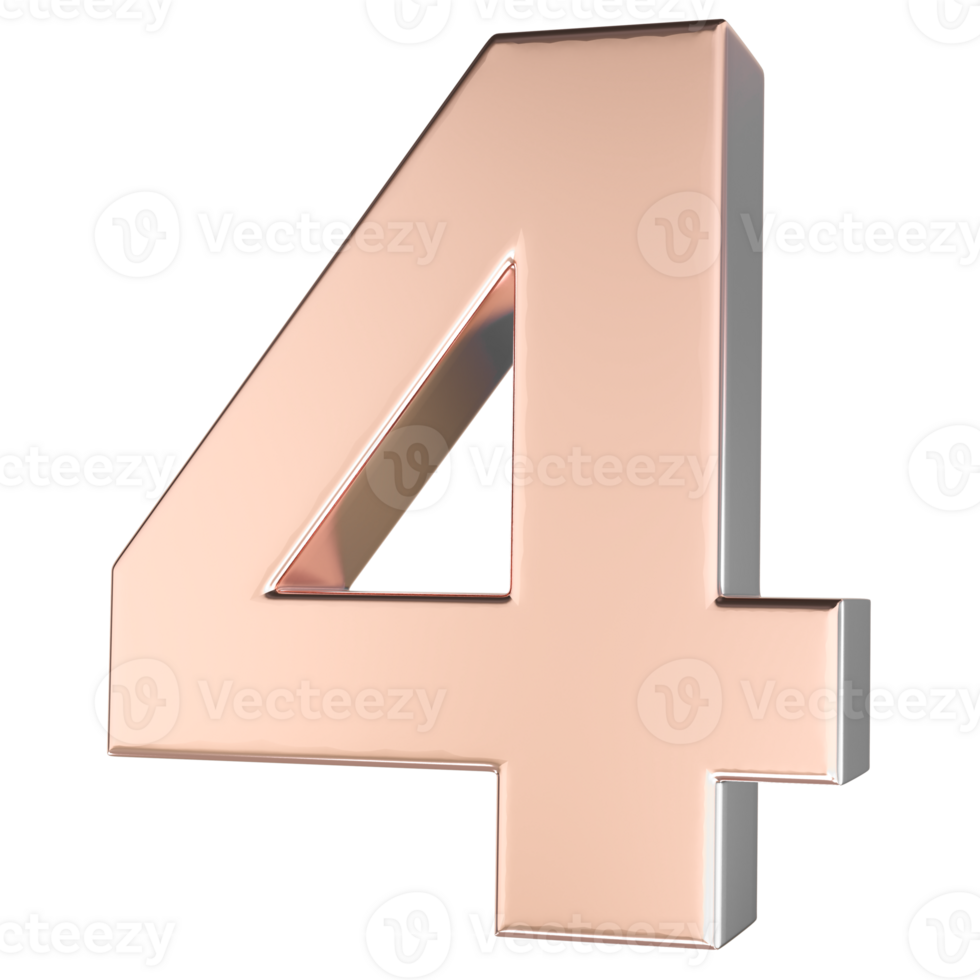 Percent Gold Number Forty 3d Rendering 3d Transparent PNG