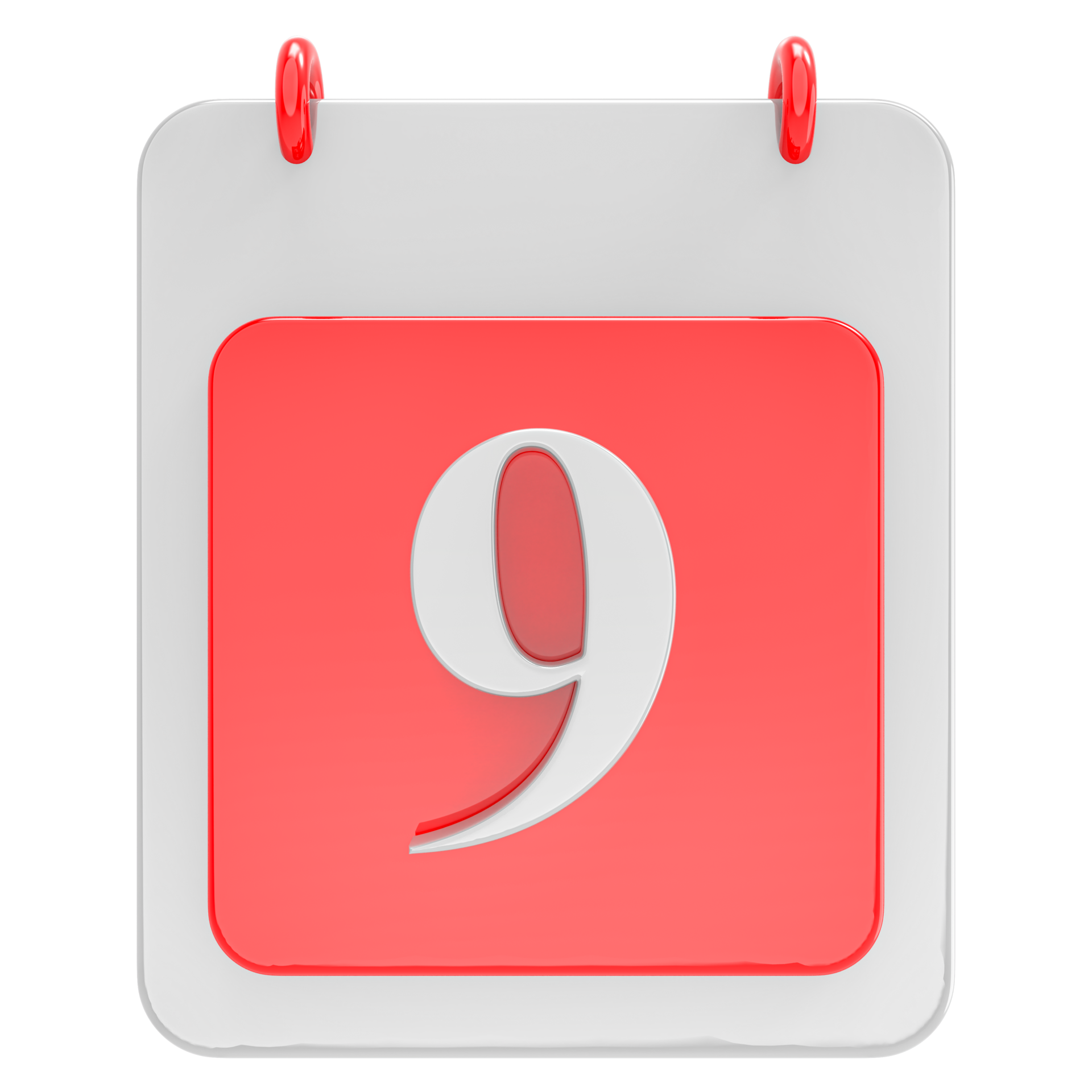 3d Render On Calendar Icon Transparent Background 272 - vrogue.co