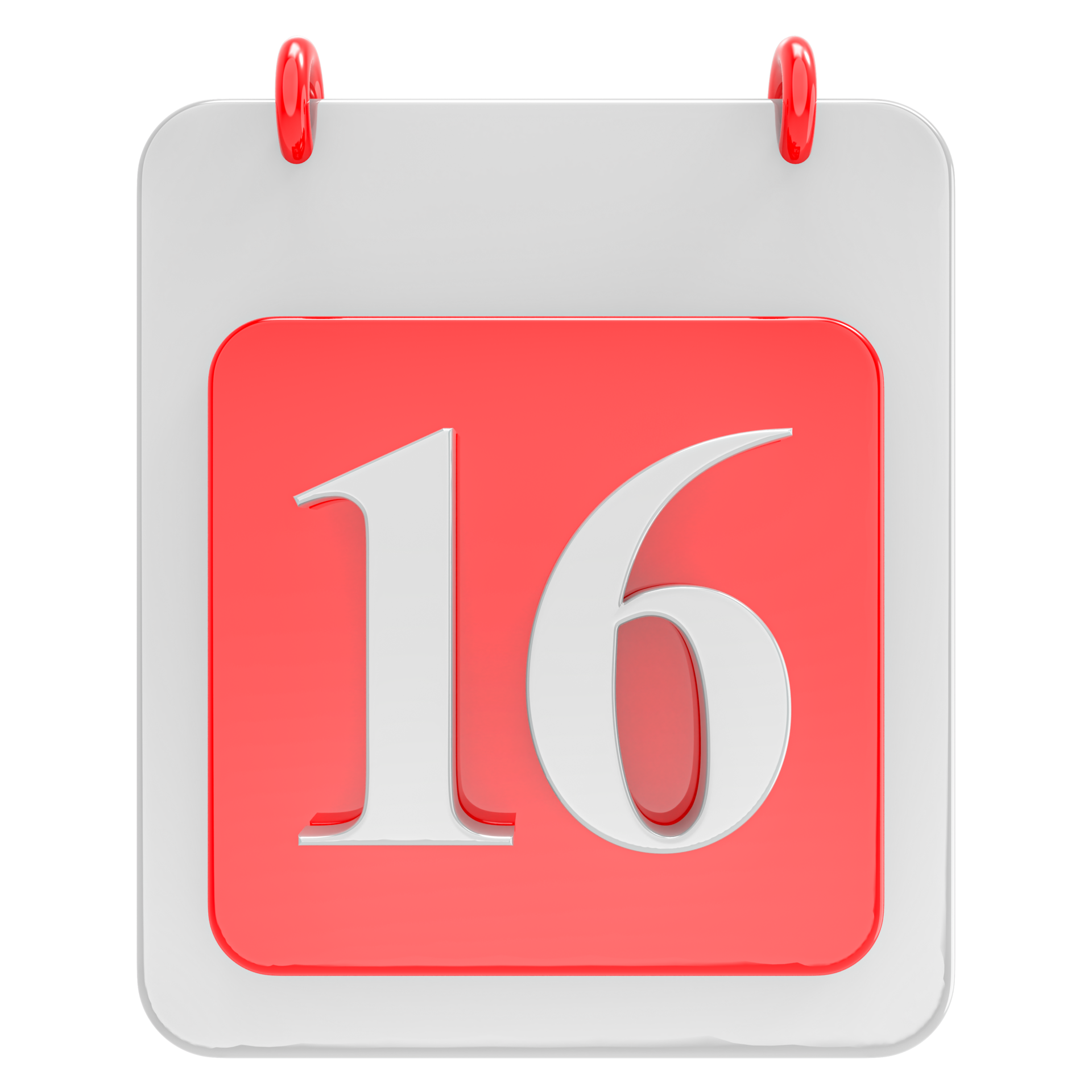 3d Render On Calendar Icon Transparent Background 272 - vrogue.co