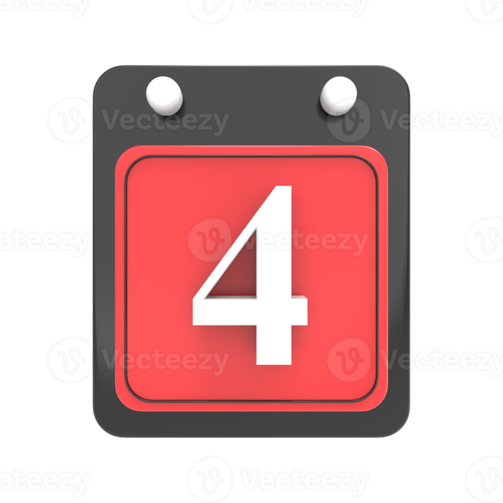 3d rendering of ui icon png