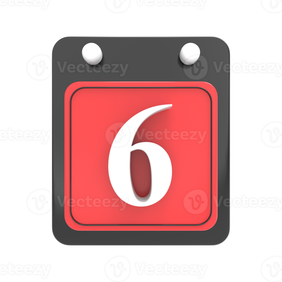 3d rendering of ui icon png