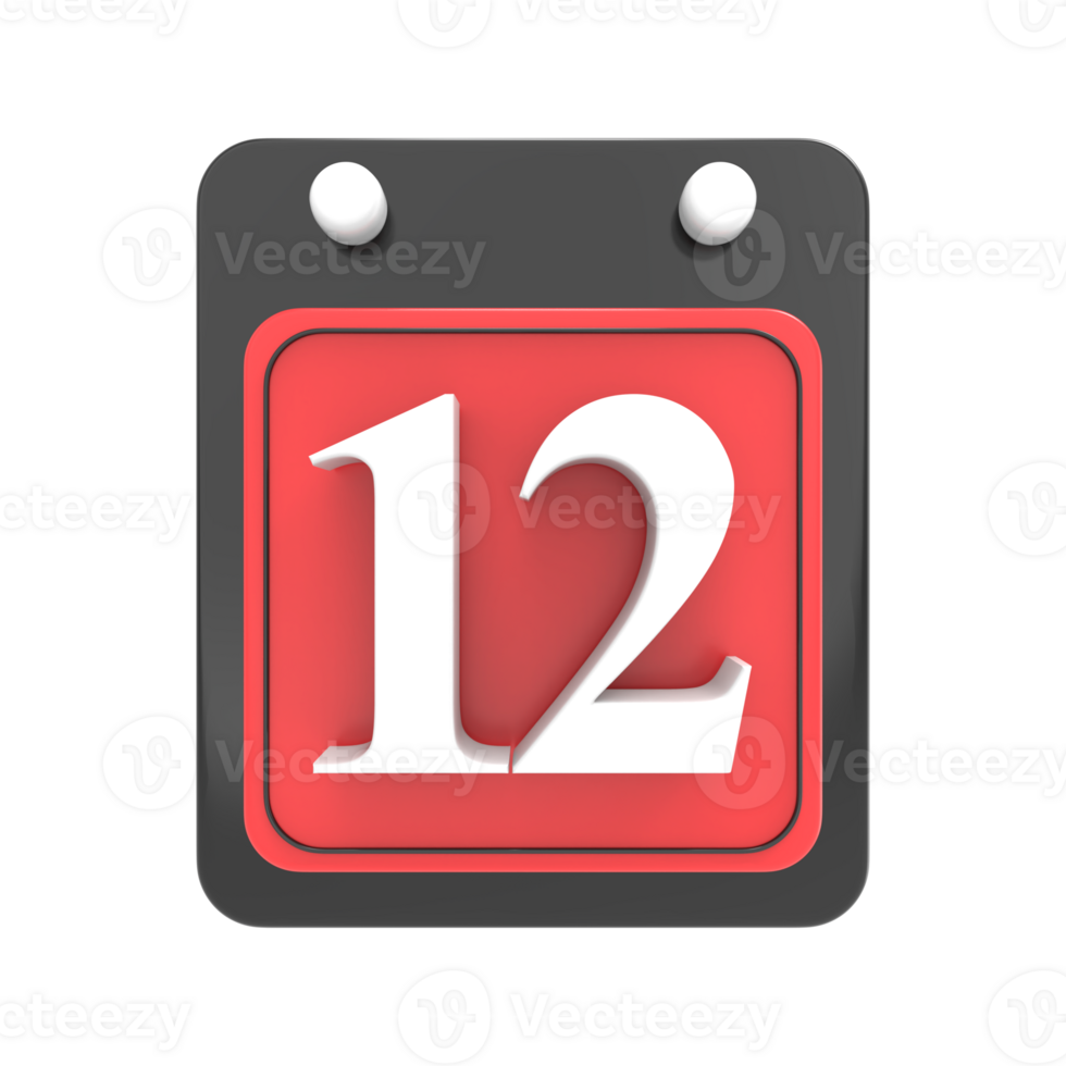 3d rendering of ui icon png
