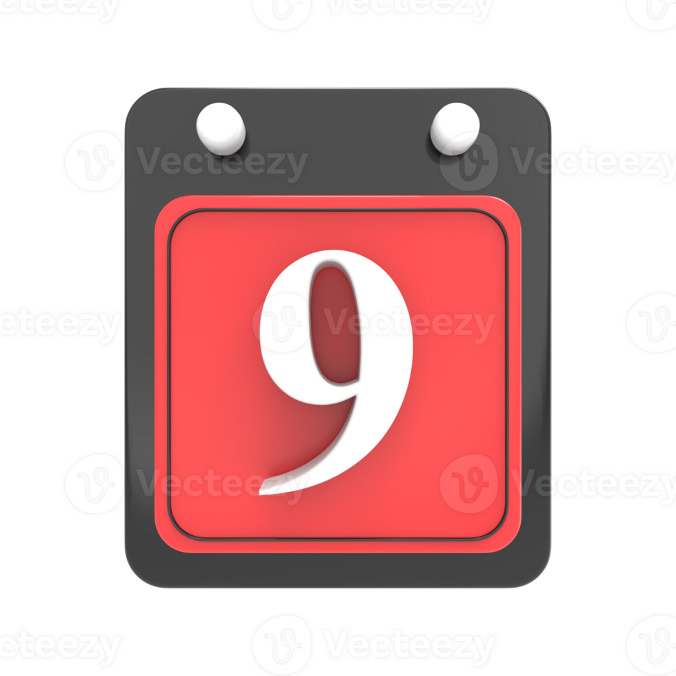 3d rendering of ui icon png