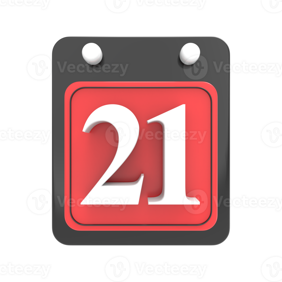 3d rendering of ui icon png