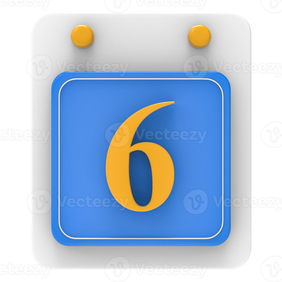 3d rendering of ui icon png