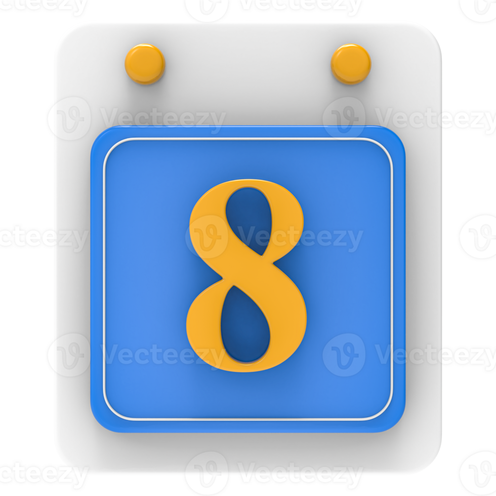 3d rendering of ui icon png