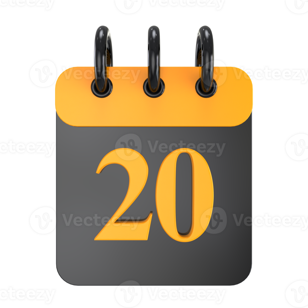 3d rendering of ui icon png