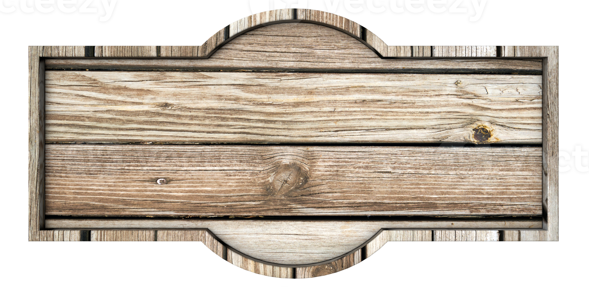 wood sign 3d render transparency png