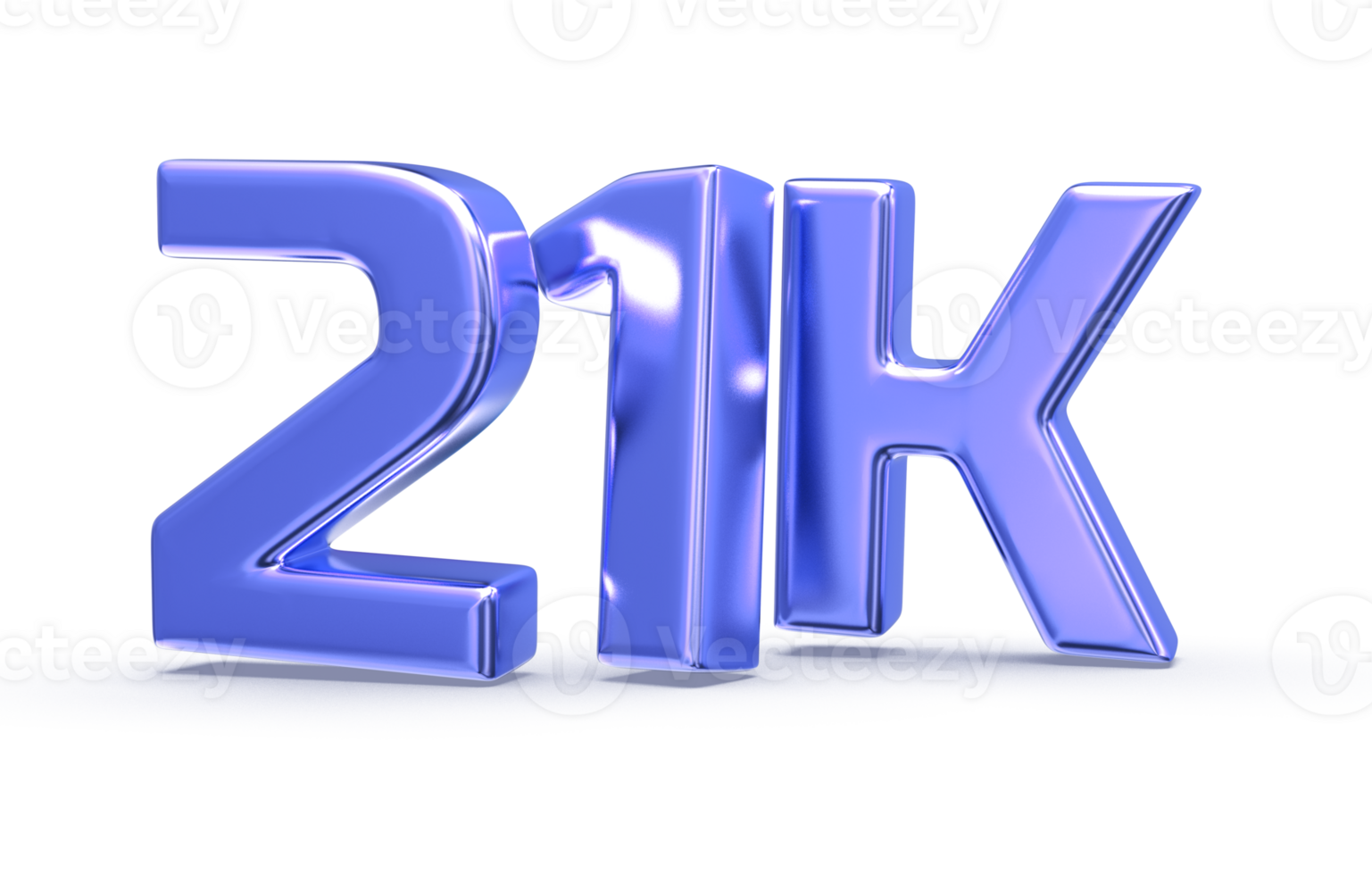 Follow Number 3D Render png
