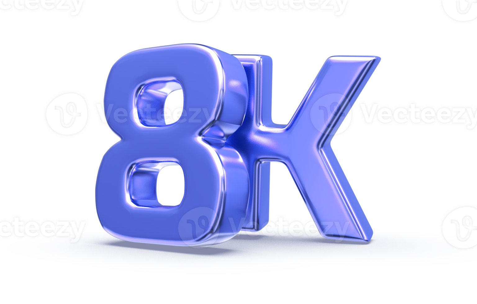 Follow Number 3D Render png
