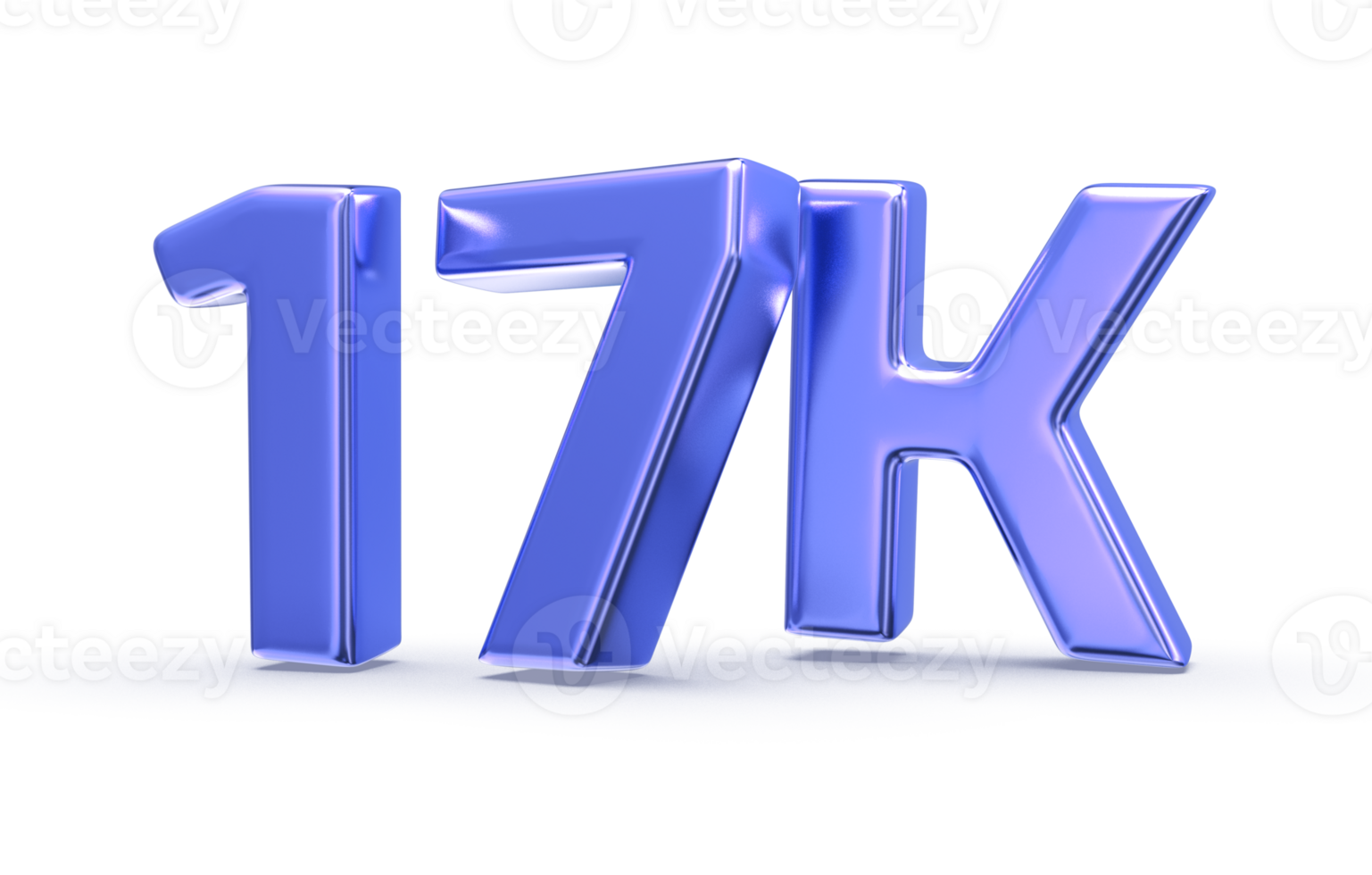Follow Number 3D Render png