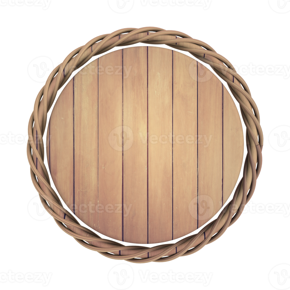 wood sign 3d render transparency png