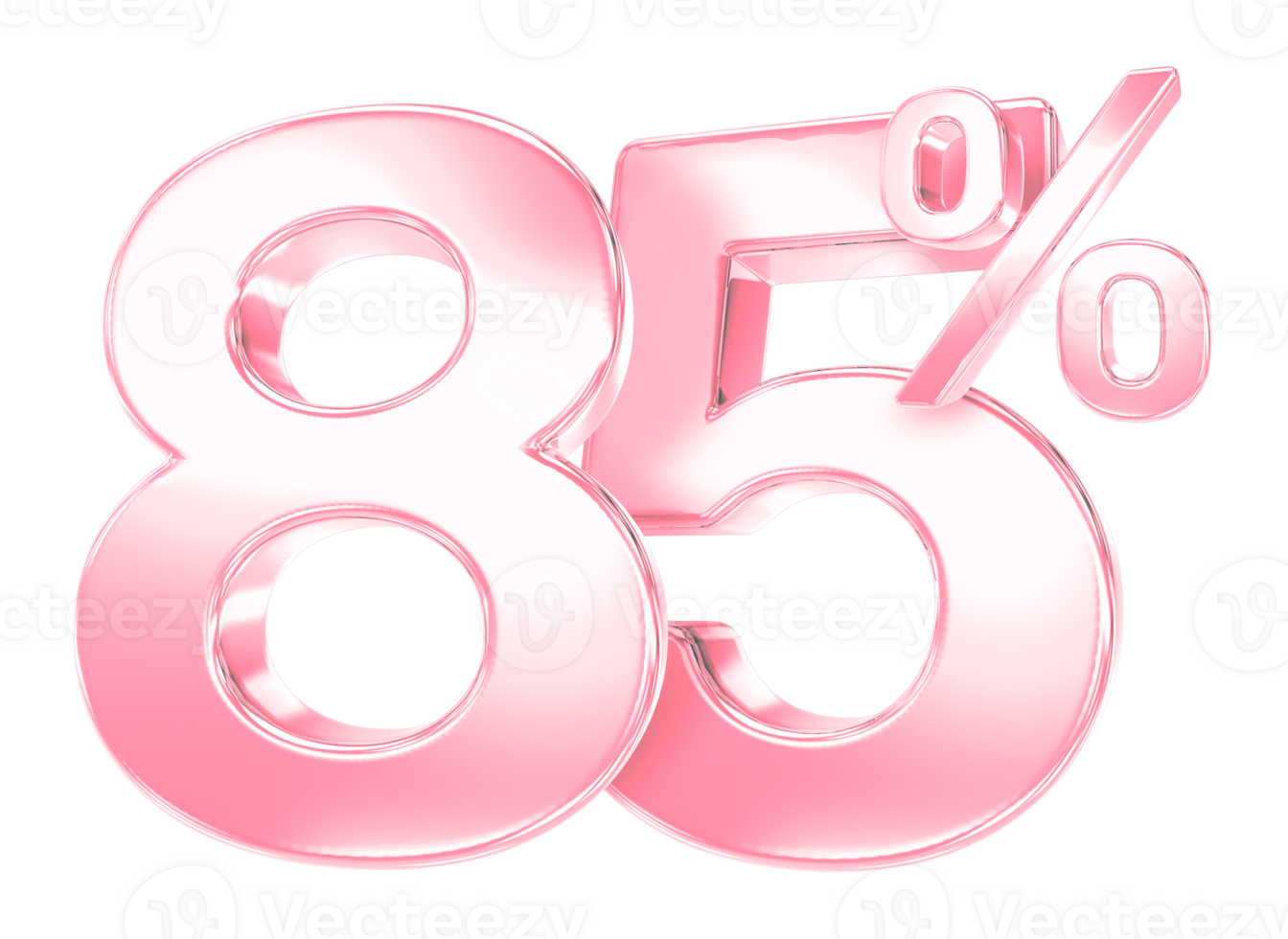pink percent discount symbol on transparent background png